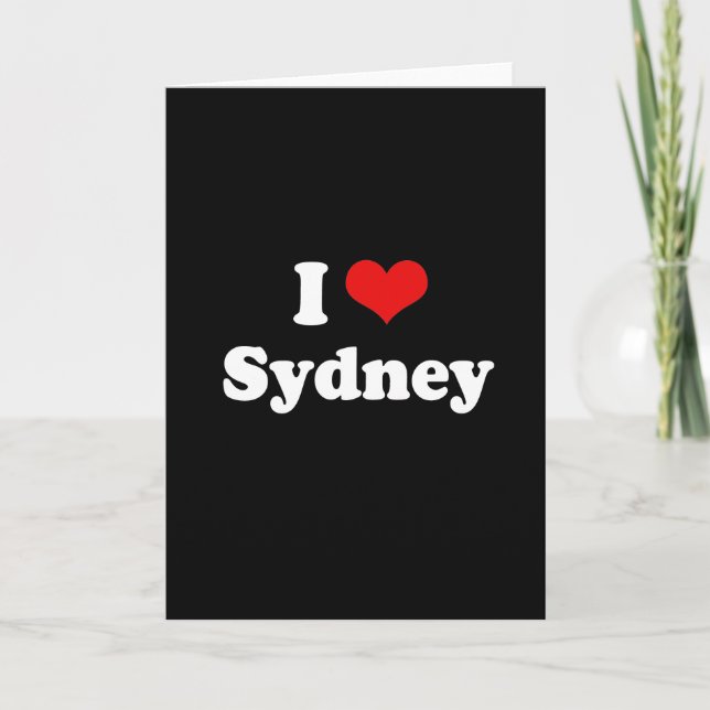 JAG ÄLSKAR SYDNEY HELGKORT (Framsida)