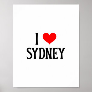 Jag älskar Sydney Jag älskar Sydney Australien Oz Poster