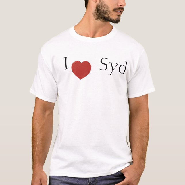 Jag älskar Sydney T-shirt (Framsida)
