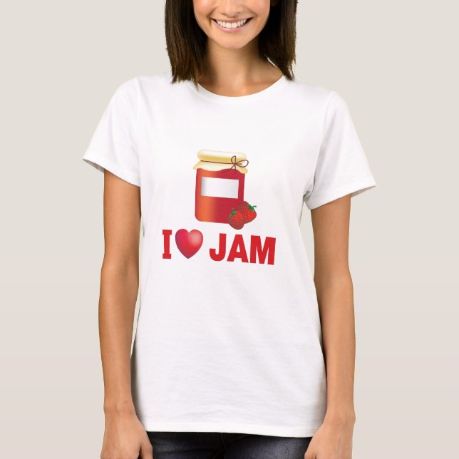 jag älskar sylt tee shirt (Framsida)