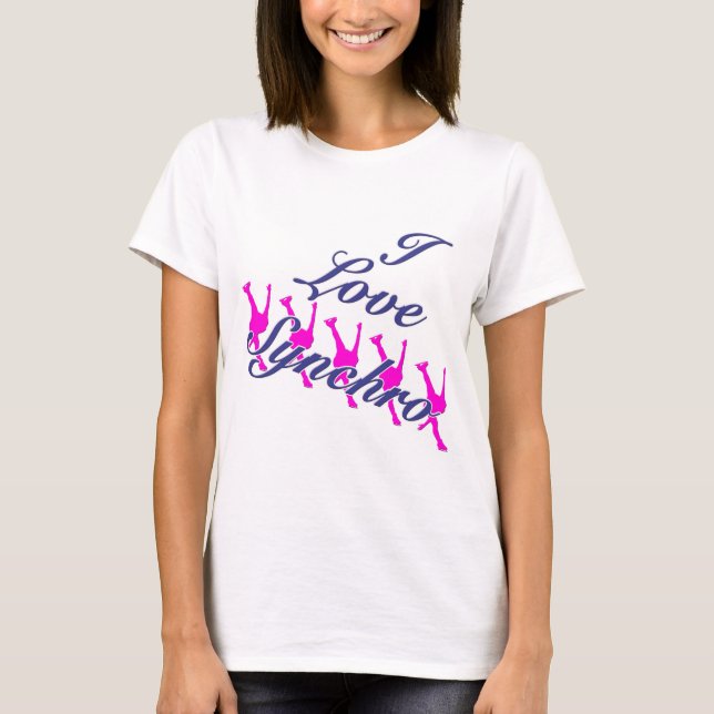 Jag älskar Synchro T Shirt (Framsida)