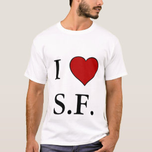 Jag älskar t-shirt