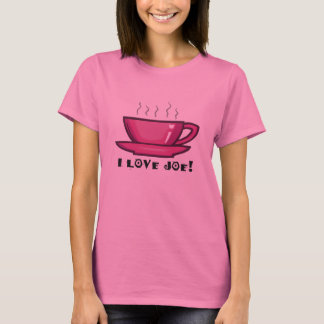 Jag älskar T-tröja för den Joe kaffekoppen Tee Shirt