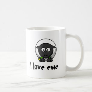 Jag älskar tackan kaffemugg