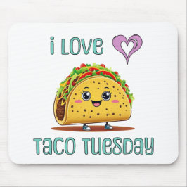 Jag älskar Taco Tisdag Musmatta