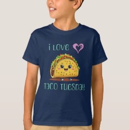 Jag älskar Taco Tisdag T Shirt