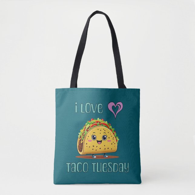 Jag älskar Taco Tisdag Tygkasse (Framsida)