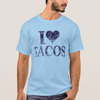 Jag älskar tacos - jag älskar tacos t-shirt