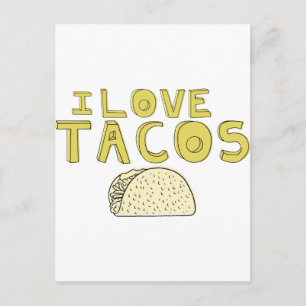 JAG ÄLSKAR TACOS VYKORT
