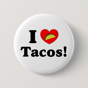 Jag älskar tacosen knapp
