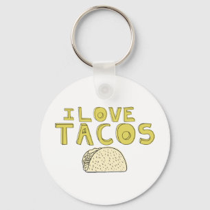 JAG ÄLSKAR TACOSEN NYCKELRING