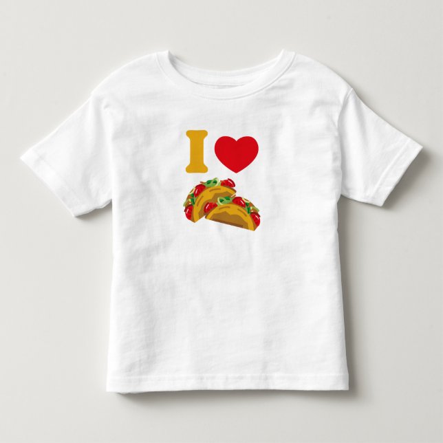 Jag älskar tacosen t-shirt (Framsida)