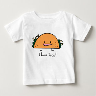 Jag älskar Tacosspädbarnskjortan Tee