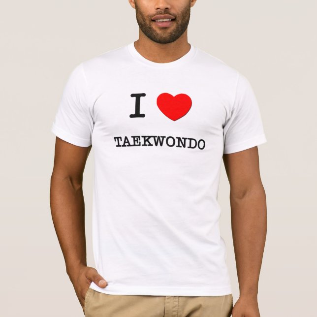 Jag älskar Taekwondo Tröja (Framsida)