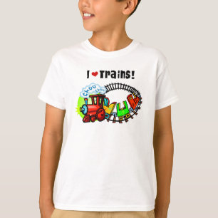 Jag älskar tåg t-shirt