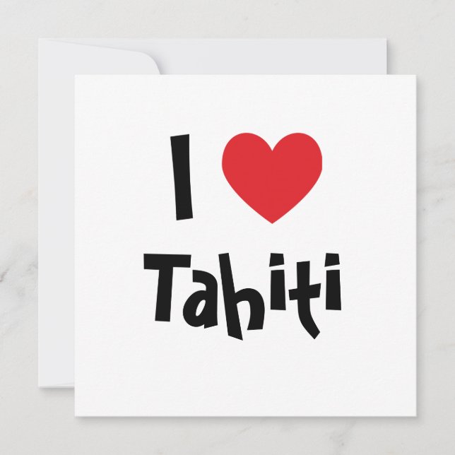 Jag älskar Tahiti (Framsida)