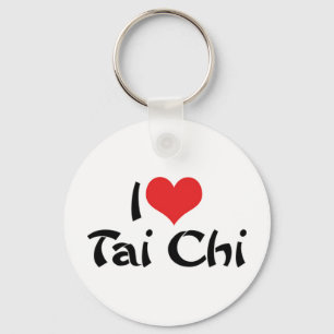 Jag älskar Tai Chi-nyckelring Nyckelring