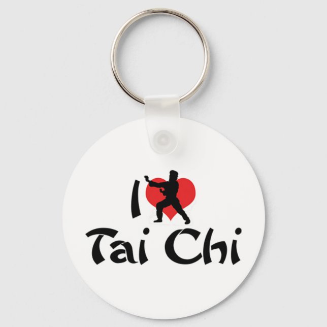 Jag älskar Tai Chi-nyckelring Nyckelring (Framsida)