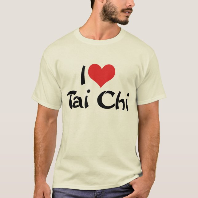 Jag älskar Tai Chi T-Shirt (Framsida)