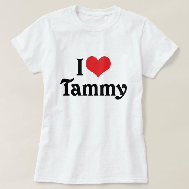 Jag älskar Tammy Tröja (Design framsida)