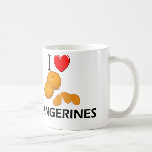 Jag älskar Tangerines Kaffemugg (Höger)
