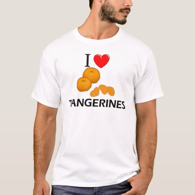 Jag älskar Tangerines T-shirt (Framsida)