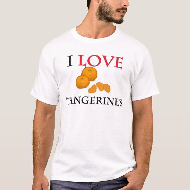 Jag älskar Tangerines Tee (Framsida)