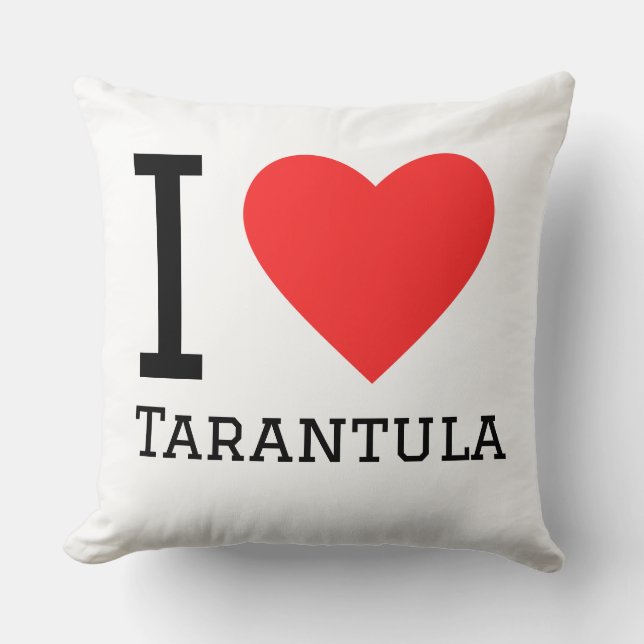 Jag älskar tarantel  kudde (Framsida)