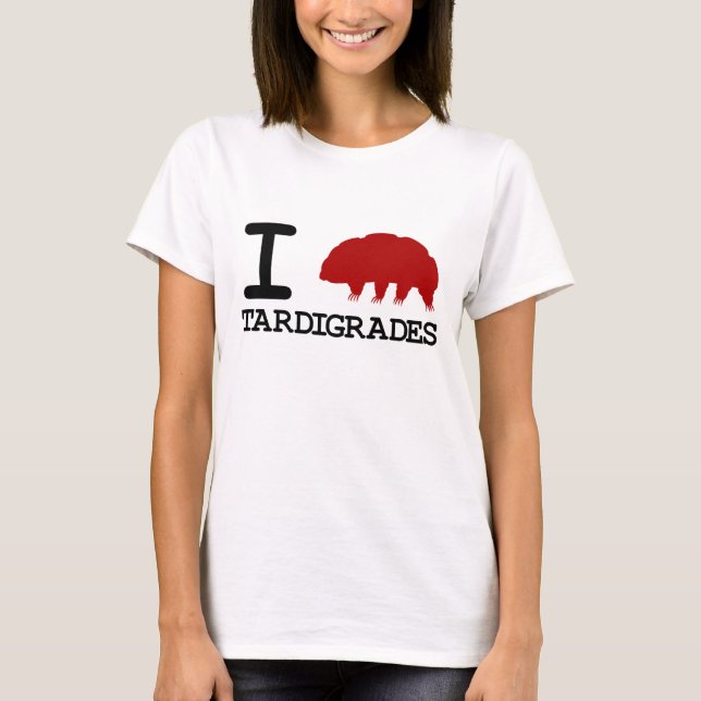 Jag älskar Tardigrades Tee (Framsida)