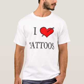 Jag älskar tatueringar t-shirt