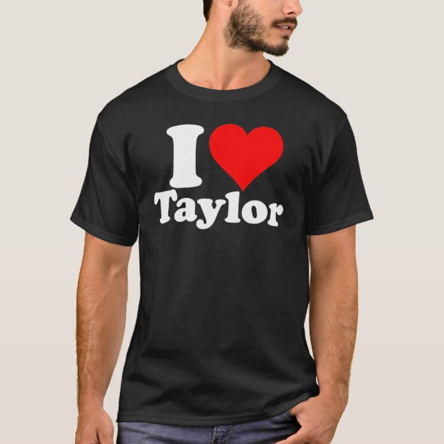 JAG ÄLSKAR TAYLOR T SHIRT (Framsida)