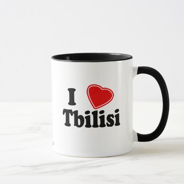 Jag älskar Tbilisi Mugg (Höger)