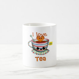 Jag älskar Tea Kaffemugg