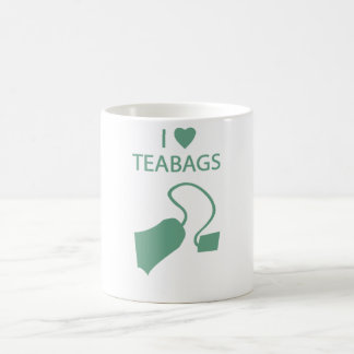 Jag älskar Teabagsmuggen Kaffemugg