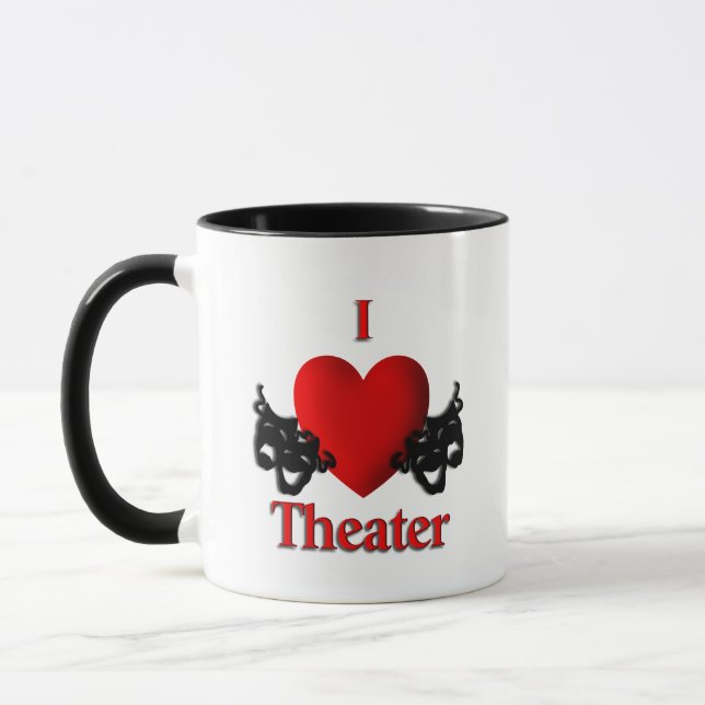 Jag älskar teater mugg (Vänster)