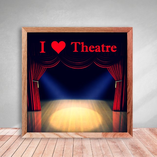 Jag älskar teater poster (Skapare uppladdad)
