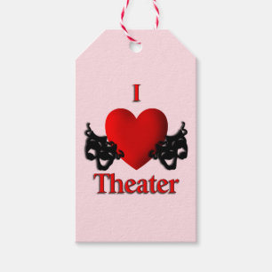 Jag älskar teaterns Rosa Presentetikett