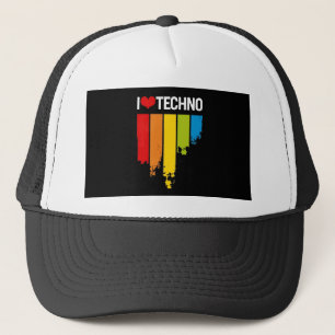 Jag älskar technomusik keps