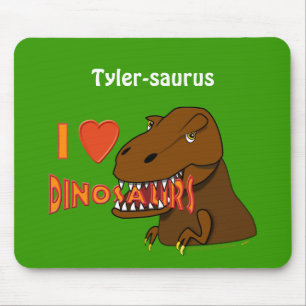 Jag älskar tecknaden Tyrranosaurus Rex för Musmatta