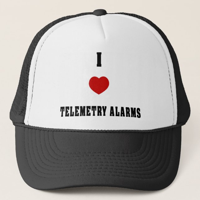 Jag älskar Telemetrylarm Truckerkeps (Framsida)