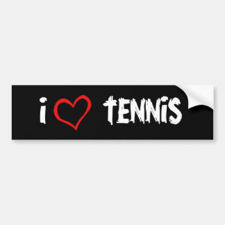 Jag älskar tennis bildekal
