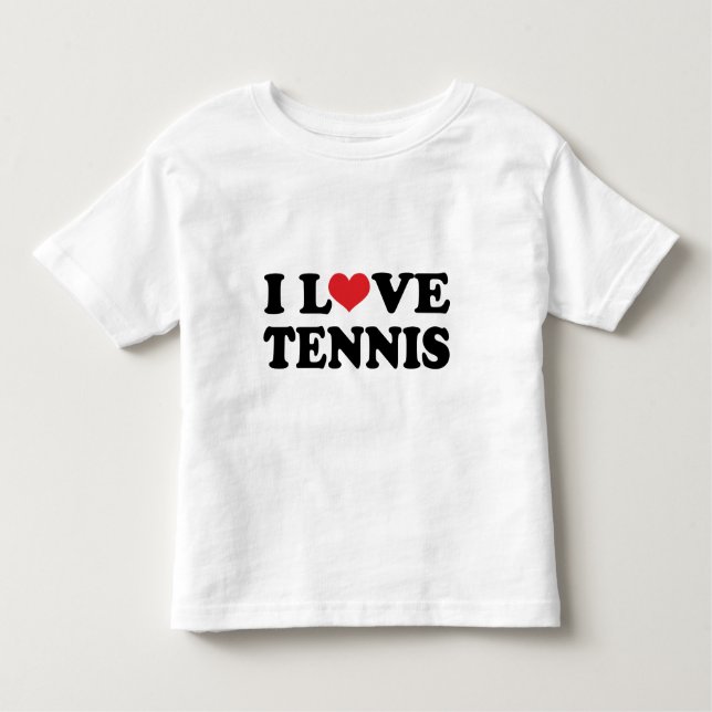 Jag älskar tennis (gåvan) t-shirt (Framsida)