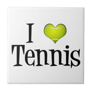 Jag älskar tennis kakelplatta