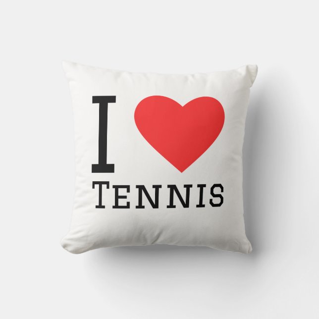 Jag älskar tennis kudde (Framsida)