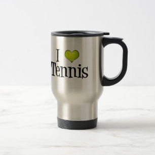 Jag älskar tennis resemugg