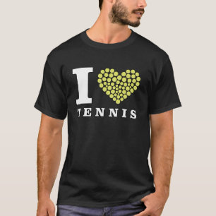 Jag älskar tennis t shirt