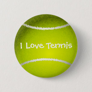 Jag älskar tennisanpassade knäppas knapp