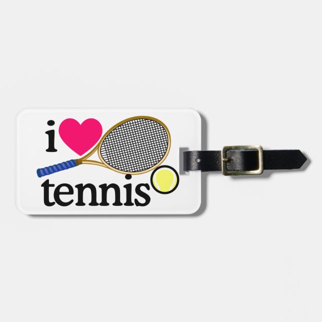JAG ÄLSKAR TENNNIS BAGAGEBRICKA (Horisontell Framsida)