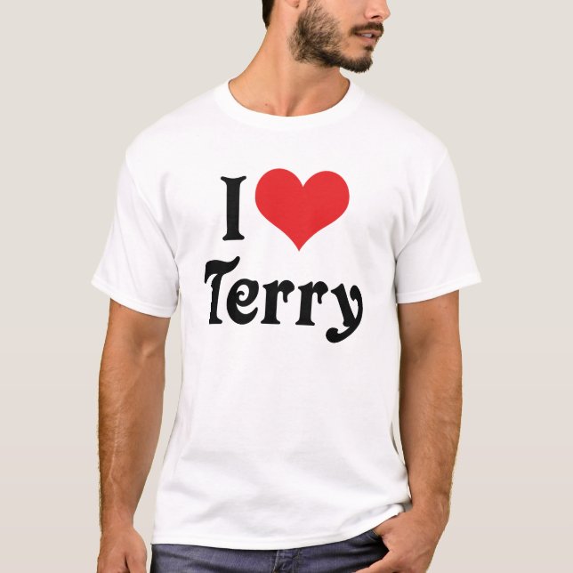 Jag älskar Terry T-shirt (Framsida)