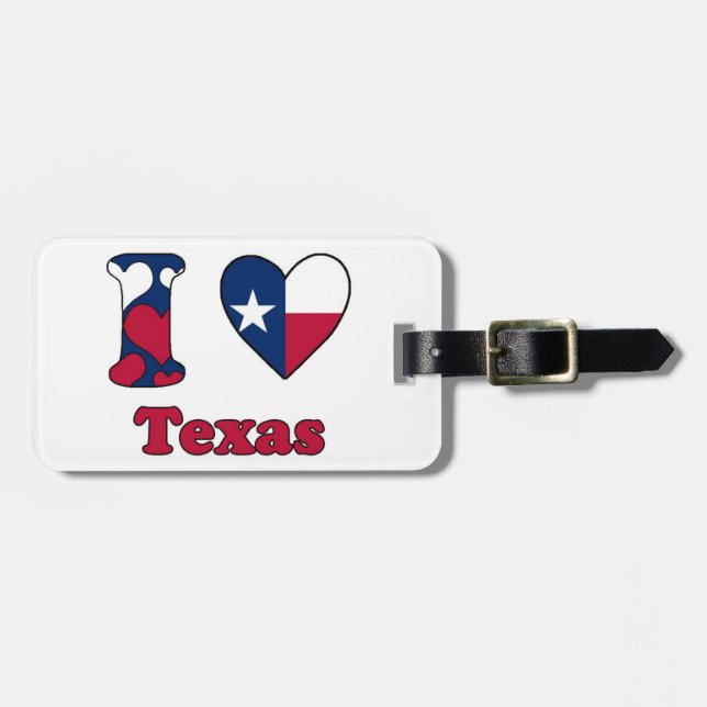 Jag älskar Texas Bagagebricka (Horisontell Framsida)